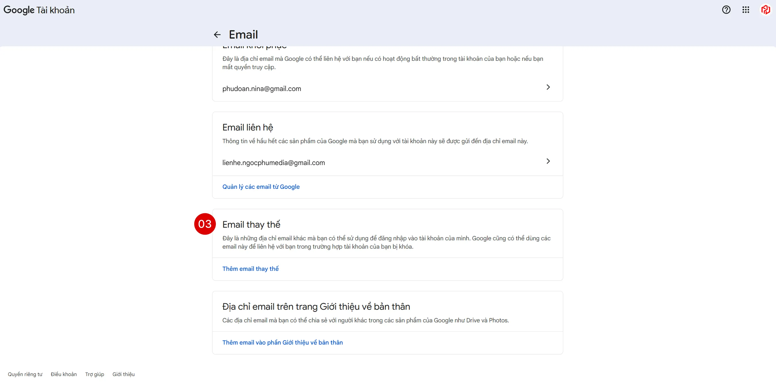 Hướng dẫn hiển thị ảnh đại diện gmail - Ngọc Phú Media
