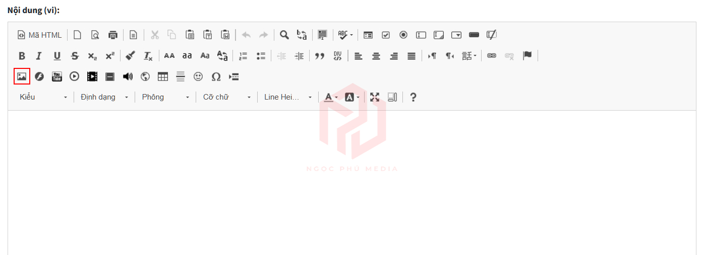Hướng dẫn Upload hình ảnh Ngọc Phú Media