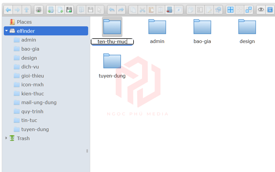 Hướng dẫn Upload hình ảnh Ngọc Phú Media
