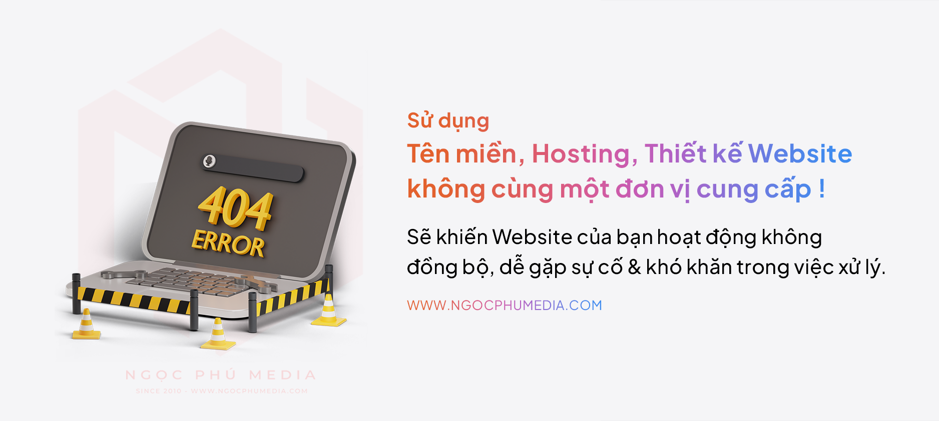Nhiều nhà cung cấp dịch vụ trong thiết kế Website Ngọc Phú Media