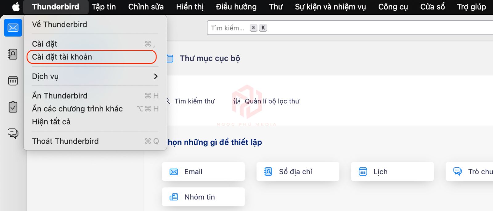 backup mail | Ngọc Phú Media