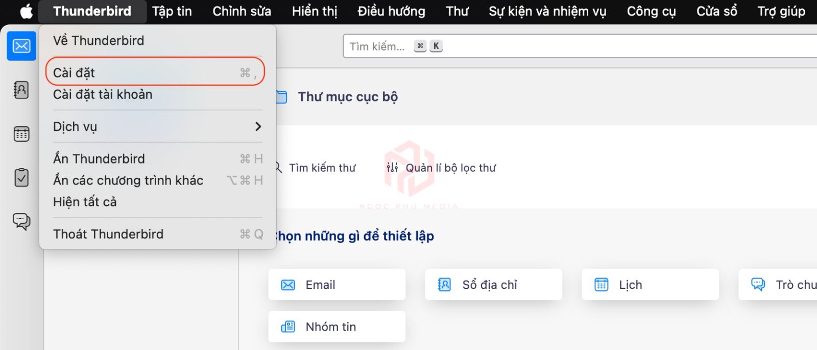 backup mail | Ngọc Phú Media