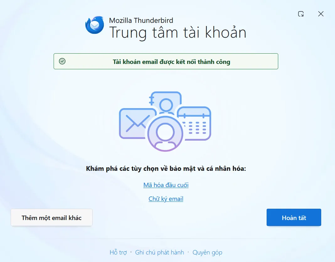 Hướng dẫn cài đặt thunderbird - Ngọc Phú Media