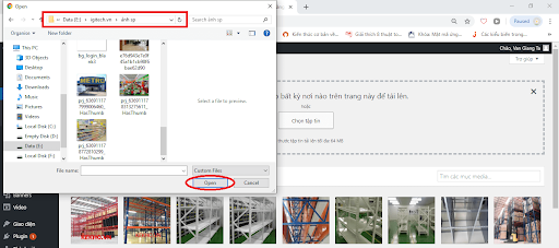 Hướng dẫn quản trị Website Wordpress: tải lên đa phương tiện