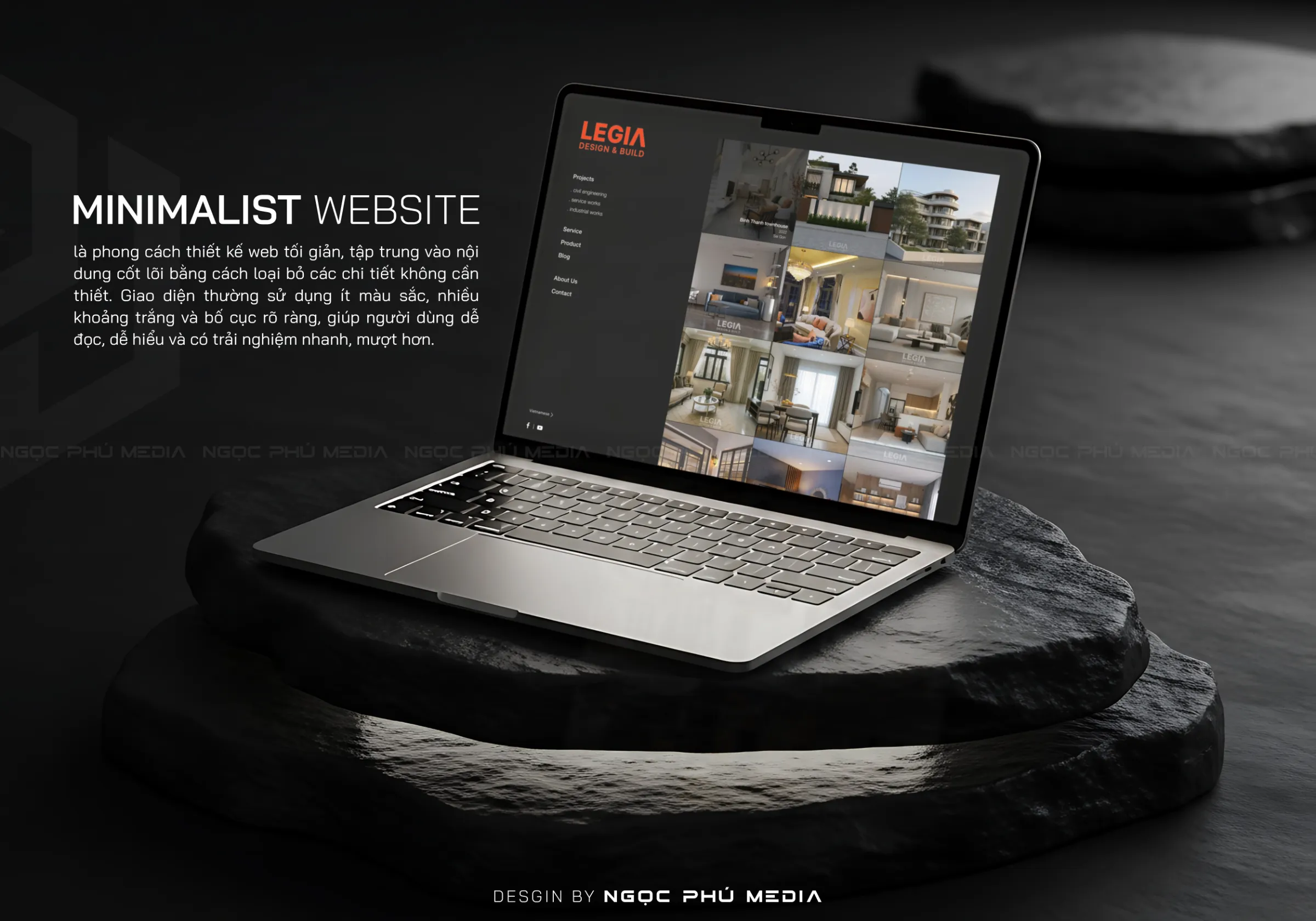 Minimalist website | Ngọc Phú Media