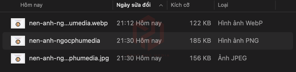 Nén ảnh Ngọc Phú Media